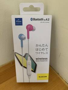 エレコム ELECOM　LBT-HPC14MPBK [Bluetoothイヤホン/FASTMUSIC/bund/HPC14/スマートフォン/スモークブラック]