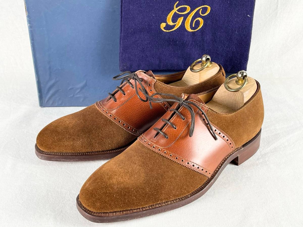 セール 美品 ジョージクレバリー ストレートチップ 7 1/2 E