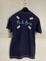 POSH BOY ポッシュボーイ　自重堂　デカロゴ 大　カスタムデザイン　半袖　Tシャツ　S ネイビー_画像4