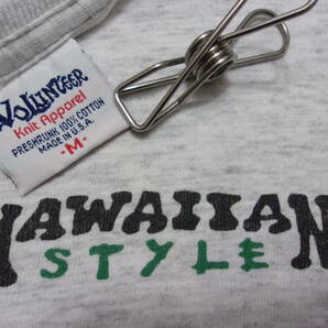 90's HAWAIIAN STYLE Tシャツ size M 90年代 USA製 ハワイアンスタイル トップス Old Vintage 古着 ラスタ ドレッドヘアの画像4