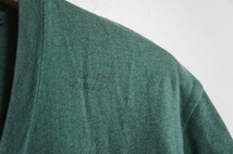 定番 UNUSED アンユーズド Standard V-neck T-shirt スタンダード Vネック Tシャツ 半袖 カットソー 緑 グリーン サイズ2 1021K_画像3