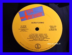 Scratchmo / Play That Thing / Arthur Baker Produce / Промо / US Original / Бесплатная доставка на 5 и более, скидка 10% на 10 и более!! /12'