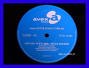 Black Machine / Let's Go! (P.K.G. Mix)/UK Original/5点以上で送料無料、10点以上で10%割引!!!/12'