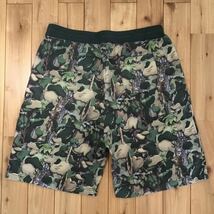 village camo スウェット ハーフパンツ Mサイズ a bathing ape bape shorts pants ショーツ エイプ ベイプ アベイシングエイプ 迷彩 6956_画像3