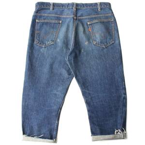 (14201)60s-70s LEVI'SリーバイスBIGEヴィンテージ ジーンズW38-W40 (リメイク米国製アメリカ60-70年代オレンジタブUSAビッグE刻印10TALON)