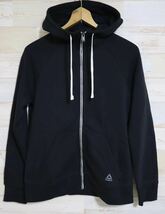 新品 Mサイズ　リーボック Reebok ウィメンズ　トレーニング エッセンシャルズ フルジップ フーディー　レディースパーカー　ブラック_画像2