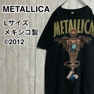 ☆送料無料☆ ALSTYLE アルスタイル METALLICA メタリカ バンドTシャツ Lサイズ パスヘッド メキシコ製 2012 21-184