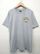 S1096:vintage HARD ROCK CAFE ハードロックカフェ 半袖Tシャツ/灰/S/レディース メンズ Tシャツ カットソー 半袖シャツ：3_画像1