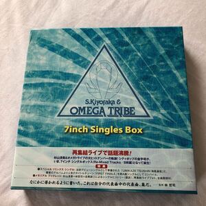  valuable . unused goods! Sugiyama Kiyotaka & Omega Tribe 7inch singles box EP record BOX 8 pieces set regular price 15,000 jpy 