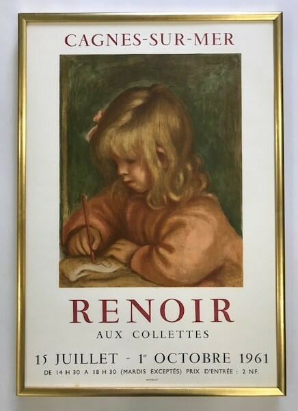 【特価】　≪　ピエール＝オーギュスト・ルノワール　 ≫　 リトグラフ【石版画】 　　CACNES-SUR-MER 　　1961年 　PIERRE-AUGUSTE RENOIR