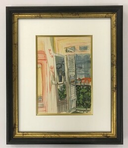 【特価】　≪　　ラウル 　デュフィ 　　≫　　リトグラフ【石版画】　　CHAMBRE A L'HOTEL　　1947年　　RAOUL　 DUFY