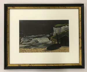 【特価】　≪ 　 ジョルジュ ブラック 　≫　　リトグラフ【石版画】 　　　LA VAGUE 　　　1968年 　　 GEORGES　BRAQUE