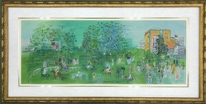 【特価】　≪　　ラウル 　デュフィ　　≫　　オリジナルリトグラフ【石版画】　　HIPPODROME D'ASCOT 　　1969年　　RAOUL DUFY