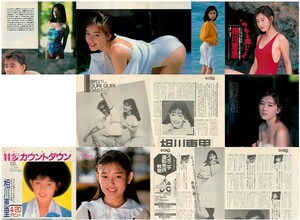 相川恵里『こっちを向いてよ』『ぐりぐりチェック』『ATTACK NEW IDOL』『純愛カウントダウン』　切り抜き11ページ　アイドル