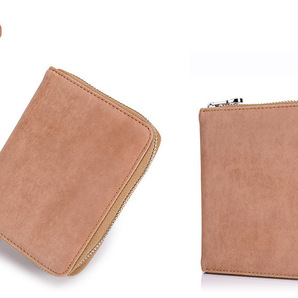 新品 高品質カードケース カーキ色 お札入れ ジャバラ 大容量 M型 本革 スキミング防止 メンズ レディース 厚手