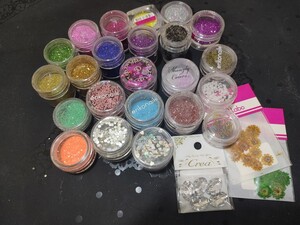 ネイルアート用品 シェル ホロ ラメ