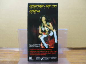 S-218【8cmシングルCD】見本品 ジェネヴァ　エヴリタイム・アイ・シー・ユー GENEVA everytime i see you / naturaly / AVDD-20041