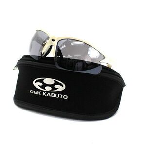 オージーケー サングラス カブト アイボリー Binato 6 レンズ2枚付き 中古 Aランク OGK KABUTO|男性用 メガネ メンズ スポーツ