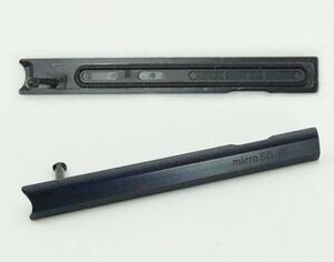 Xperia Z Ultra SIMキャップ 黒 防水 microSDサイドカバー ブラック SGP412JP/Bの部品 交換補修パーツ 修理用に a1