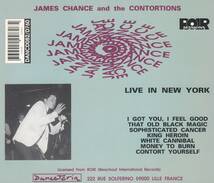 輸 James Chance And The Contortions Live In New York◆規格番号■DANCD-082◆送料無料■即決●交渉有_画像2