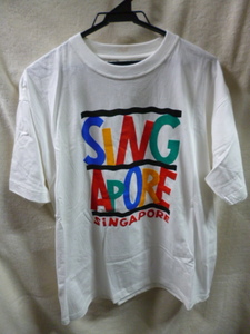 シンガポール　Tシャツ　Mサイズ　SINGAPORE　古着　ヴィンテージ　レトロ　90s　お土産　