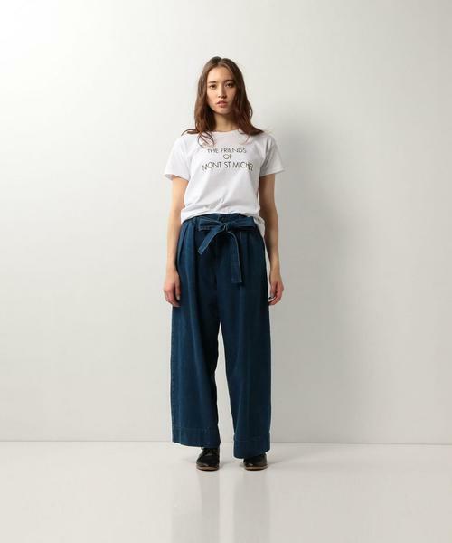 Steven Alan 定価1万6500円 日本製 INDIGO DENIM WIDE PANTS インディゴ デニム パンツ　S　管理番号F162Q21