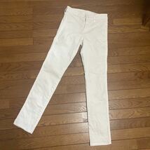 ホワイトデニム スリムパンツ 白　デニム　パンツ　サイズ160 H&M 送料込_画像1