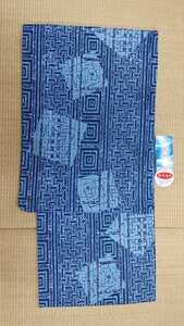  new goods brand new yukata 42 domestic dyeing for man M size blue group three . net fee writing sama men's yukata unused brand new cotton ...yukata free shipping 