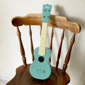  Vintage ukulele NIPPOH JAPAN plastic mint blue CYCOLAC made in Japan? antique Showa Retro retro pop 