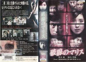 中古VHS◆井坂聡監督作品　破線のマリス◆黒木瞳、山下徹大、筧利夫、白井晃、辰巳琢郎、中尾彬、中村敦夫、陣内孝則