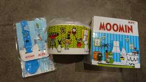 * ticket Tackey × Moomin small bowl height .. range container / spoon & Fork set *