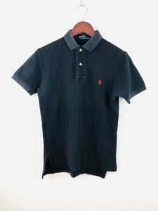 Polo by Ralph Lauren ポロ ラルフローレン メンズ半袖ポロシャツ ブラック Sサイズ ポロシャツ スポーツ アウトドア カジュアル 黒