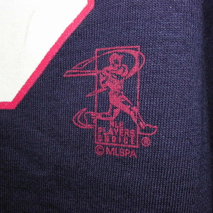 美品 90s 00s Majestic MLB Atlanta Braves #33 JORDAN Tシャツ L vintage old ブレーブス ナンバリングの画像7