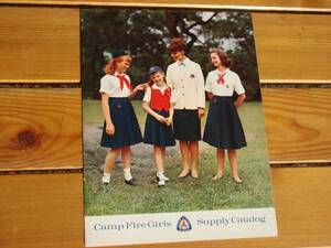 ★稀少資料★美品【CAMP FIRE GIRLS】お宝★米国キャンプファイアガールス★OFFICIAL CATALOG 1970年代前期★入手困難♪