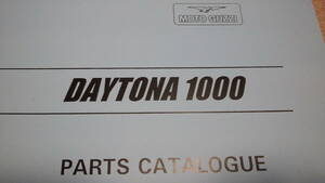  Moto Guzzi Daytona 1000 for parts list.. MOTOGUZZI DAYTONA