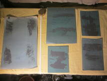 戦前アンティーク？ 古い「海の風景画と帆船の絵」：複製画（印刷）５枚です。_画像10