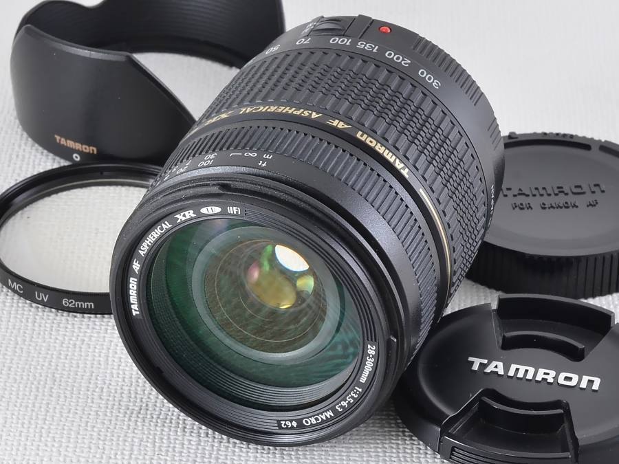 公式 XR F3.5-6.3 AF28-300mm 【美品】TAMRON LD #4384 キヤノン用 タムロン高倍望遠ズームレンズ EFマウント用  Canon (A06) Macro [IF] - キヤノン