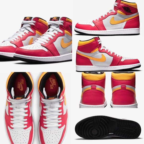 NIKE AIR JORDAN 1 Light Fusion Red 【ナイキ エアジョーダン 1】28.0cm (US10) 新品・箱付き
