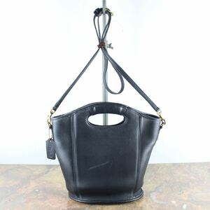 OLD COACH LEATHER 2WAY SHOULDER BAG MADE IN USA/オールドコーチレザー2wayショルダーバッグ