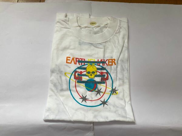 EARTHSHAKER アースシェイカー 1986年ツアーTシャツサイン入り未使用品