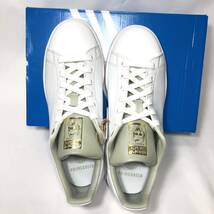 【新品】ADIDAS STAN SMITH W アディダス スタンスミス レディース スニーカー FY5466 ホワイト グリーン ゴールド 白 緑 金 23.5_画像6