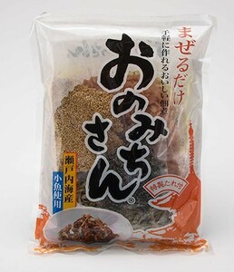 おつまみ、ご飯のお供にピッタリ　おのみちさん　６袋　簡単佃煮セット（鰹節、煮干し、ごま、昆布、調味料）