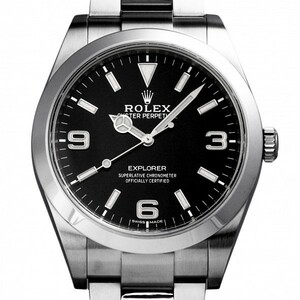 ロレックス ROLEX エクスプローラー I 214270 ブラック文字盤 中古 腕時計 メンズ