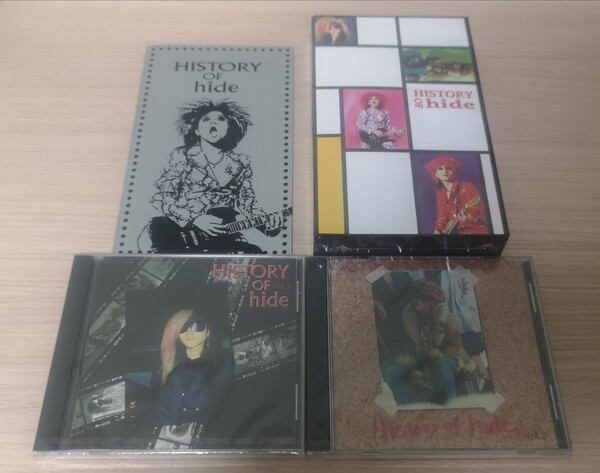 新品◆HISTORY OF hide CD vol.1&2+VHSセット