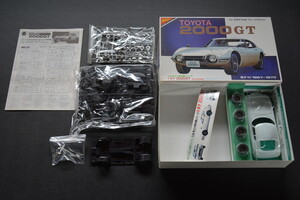 古いプラモデル NICHIMO TOYOTA 2000GT MF10 1967～1970 1:24 未組立 検索用語→B10内プラモデルニチモトヨタ