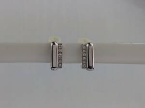 H/NINA RICCI Nina Ricci earrings K18 WGK14 accessory 0603-5