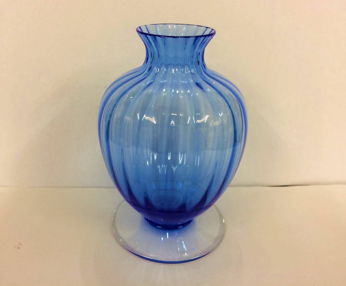【セール】 貝殻 シェル型 レア バカラ 花瓶 フラワーベース 花器 クリスタルガラス テーブル用品