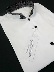 新品 SALE!! 特別価格!! 送料無料 BONTON スキッパー スタンドカラー シャツ Mサイズ ゆったり カジュアル 衣装 日本製 227178 