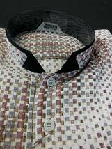 新品 SALE!! 特別価格 送料無料 BONTON ボントン スタンドカラー シャツ Mサイズ ゆったり カジュアル 衣装 日本製 18415 _画像2