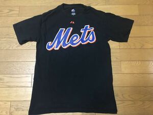 MLB NEW YORK METS #7 JOSE REYES SHORT SLEEVE T-SHIRTS (Majestic) size-S(着丈66身幅48) 中古(美品) 送料無料 NCNR